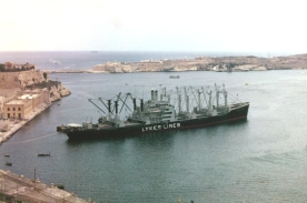 The Velma Lykes in Grand Harbour 1969